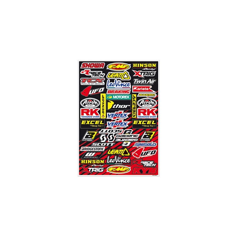 BLACKBIRD RACING Kit adhesivos pegatinas sponsors mini 5076C 39089
