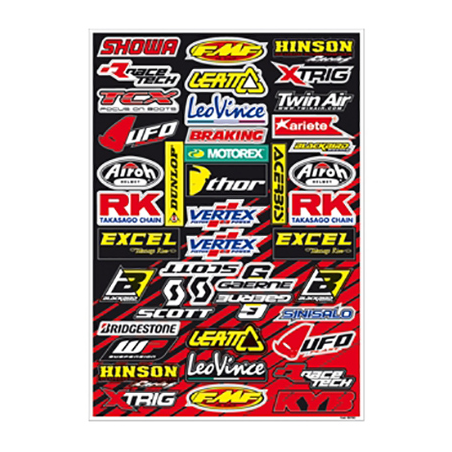 BLACKBIRD RACING Kit adhesivos pegatinas sponsors mini 5076C 39089