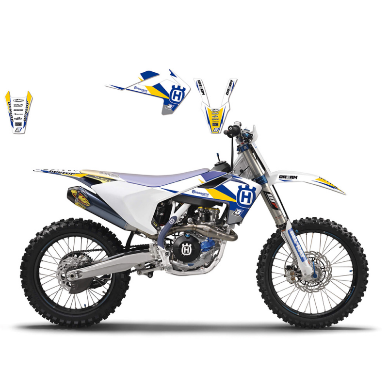 BLACKBIRD RACING Kit adhesivos pegatinas Dream amarillo 2612E 83263