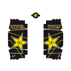 BLACKBIRD RACING Adhesivos para rejillas de radiador Rockstar Energy A502L 89909