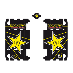 BLACKBIRD RACING Adhesivos para rejillas de radiador Rockstar Energy A205L 89899
