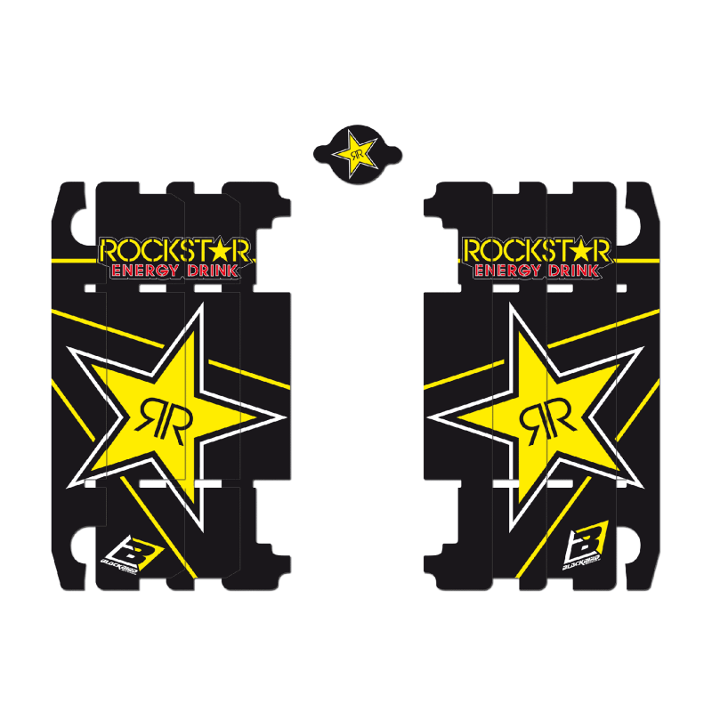 BLACKBIRD RACING Adhesivos para rejillas de radiador Rockstar Energy A205L 89899