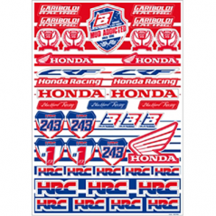 BLACKBIRD RACING KIT ADHESIVE STICKERS Réplica Honda Gariboldi 2016 5076G1 Réplica Honda Gariboldi 2016 5076G1 89872