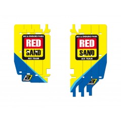 BLACKBIRD RACING Adhesivos para rejillas de radiador Suzuki MXGP 2017 A302R6 93314
