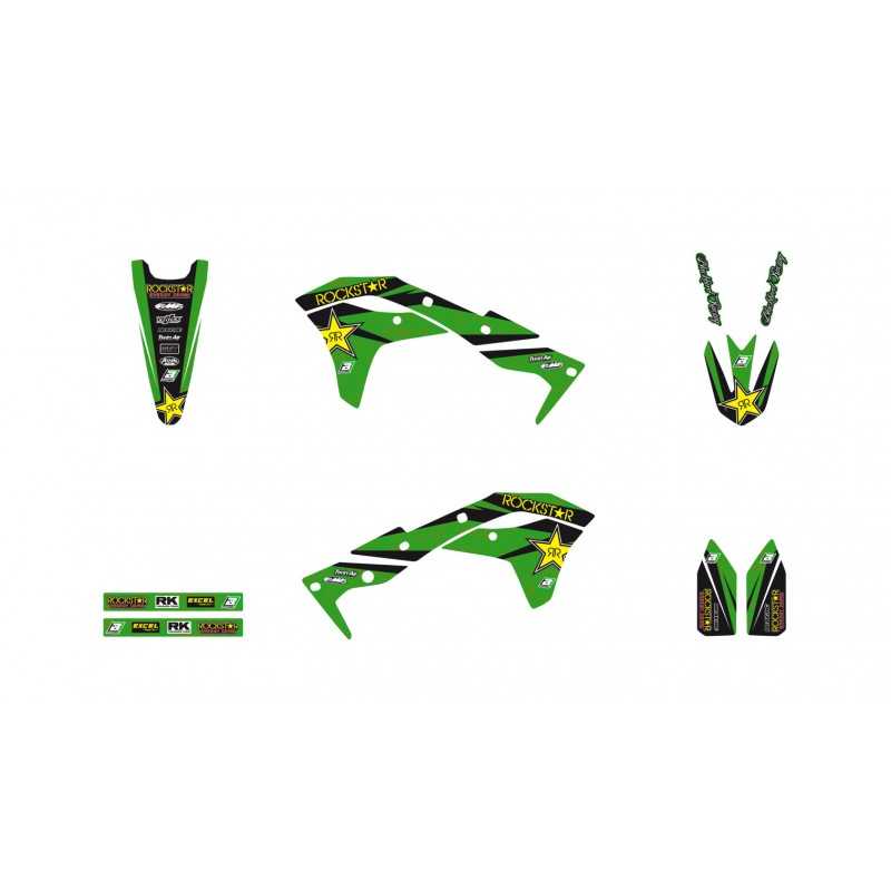 BLACKBIRD RACING Kit adhesivos pegatinas Rockstar Energy Kawasaki 2424L 89846