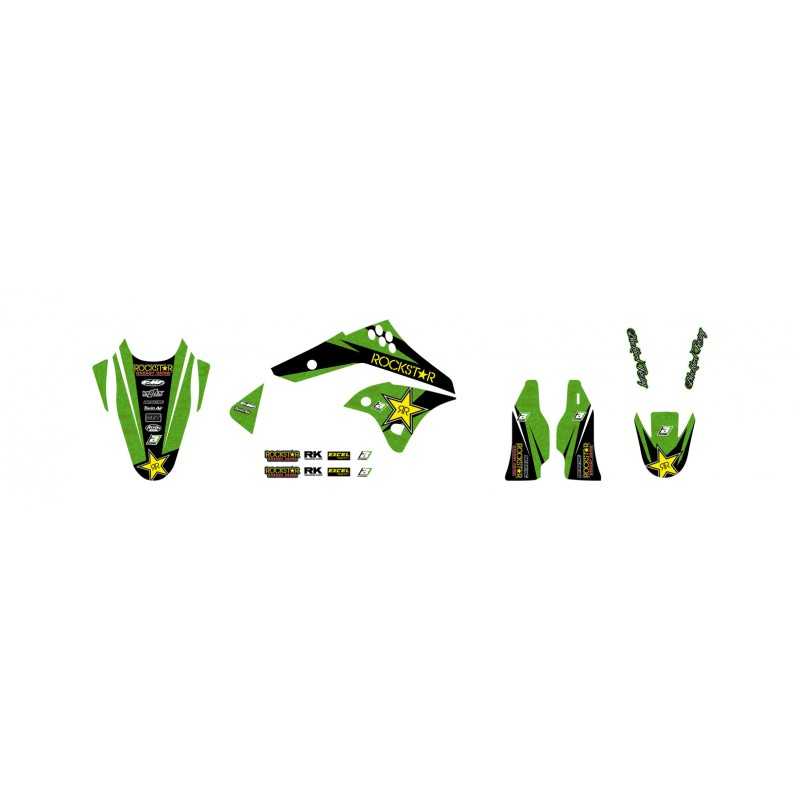 BLACKBIRD RACING KIT ADHESIVE STICKERS Rockstar Energy Kawasaki 2416L Rockstar Energy Kawasaki 2416L 89839