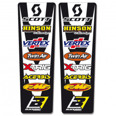 BLACKBIRD RACING Adhesivo guardabarros trasero Sponsors 2 uds 5005 38952
