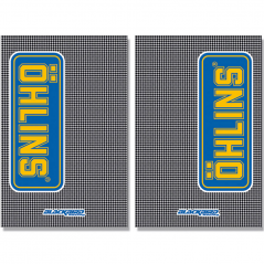 BLACKBIRD RACING Adhesivos de horquilla look carbon Ohlins 5015O 38957