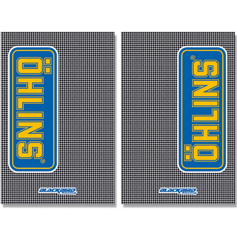 BLACKBIRD RACING Adhesivos de horquilla look carbon Ohlins 5015O 38957