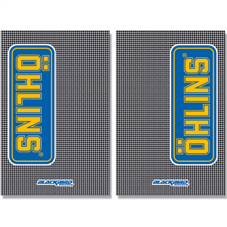 BLACKBIRD RACING Fork suspension stickers look carbon Ohlins 5015O look carbon Ohlins 5015O 38957