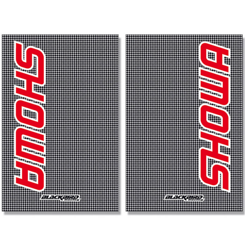 BLACKBIRD RACING Adhesivos de horquilla look carbon Showa 5015S 38958
