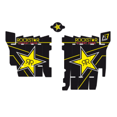 BLACKBIRD RACING Adhesivos para rejillas de radiador Rockstar Energy A106L 89893