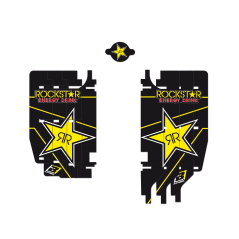 BLACKBIRD RACING ADHESIVES FOR RADIATOR GRILLES Rockstar Energy A302L Rockstar Energy A302L 89901