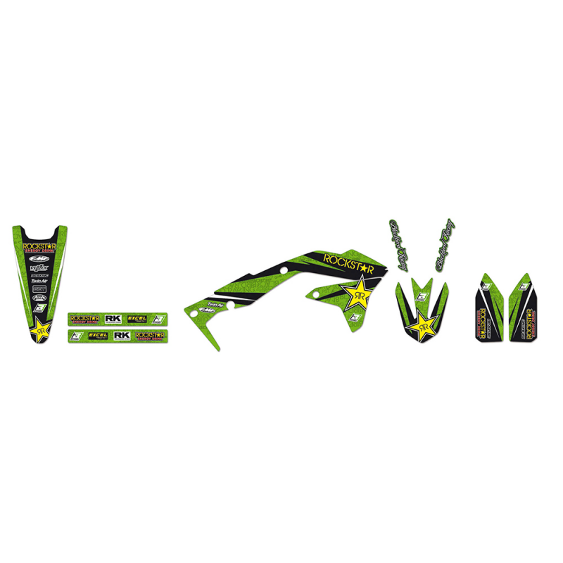 BLACKBIRD RACING Kit adhesivos pegatinas Rockstar Energy Kawasaki 2423L 89844