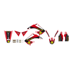 BLACKBIRD RACING KIT ADHESIVE STICKERS Rockstar Energy Honda 2136L Rockstar Energy Honda 2136L 89811
