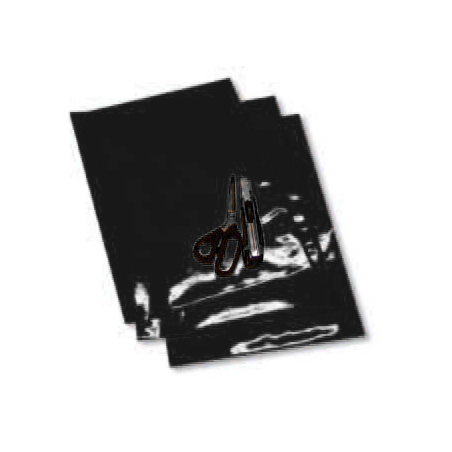 BLACKBIRD RACING Adhesivo fondo para dorsal negro - Pack 3u 5051/20 39059