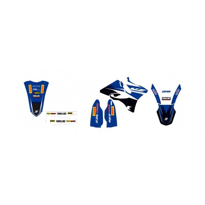 BLACKBIRD RACING ADHESIVE DECORATIVE STICKERS DECALS KIT Yamaha réplica factory racing 2231R7 Yamaha réplica factory racing 2231