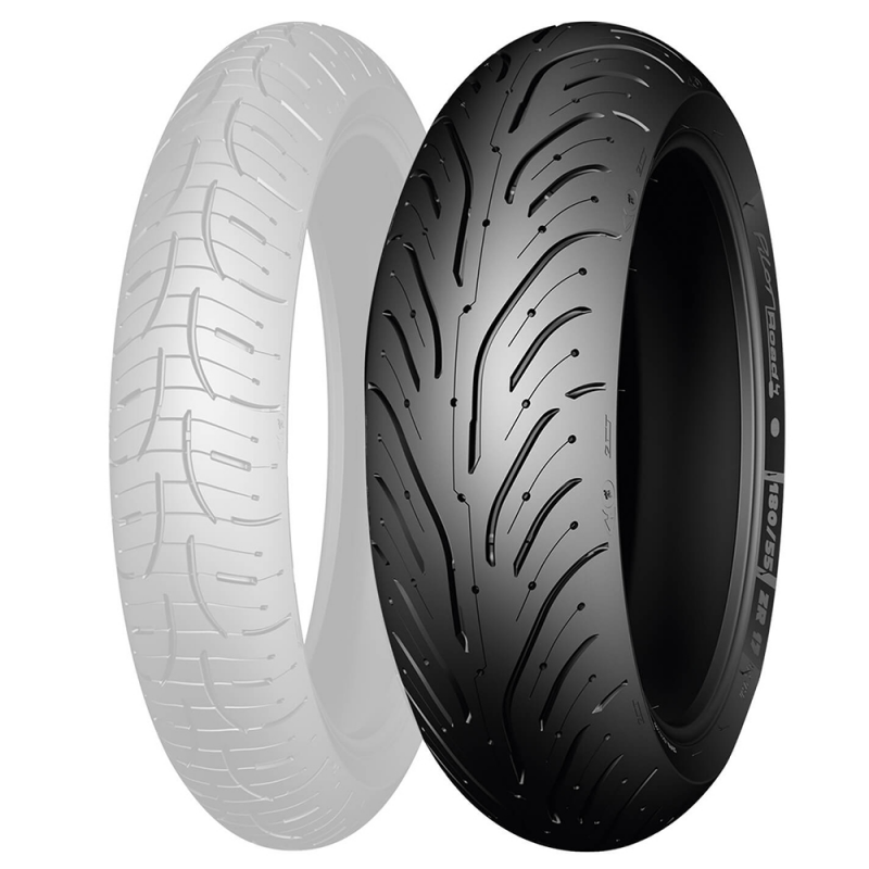 MICHELIN Cubierta neumatico 180/55 ZR 17 M/C (73W) PILOT ROAD 4 R TL - 694117 82577