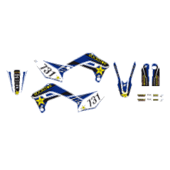 BLACKBIRD RACING KIT ADHESIVE STICKERS ROCKSTAR ENERGY 2E01L ROCKSTAR ENERGY 2E01L 78102636