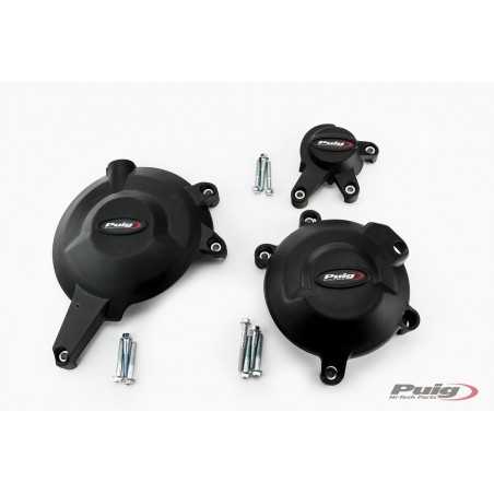 PUIG Kit de 3 tapas proteccion motor 20134