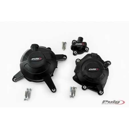 PUIG Kit de 3 Tapas Proteccion Motor para Moto 20130
