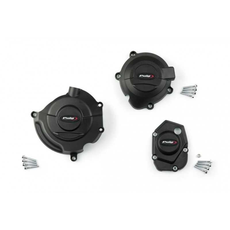 PUIG Kit de 3 tapas proteccion motor 20417