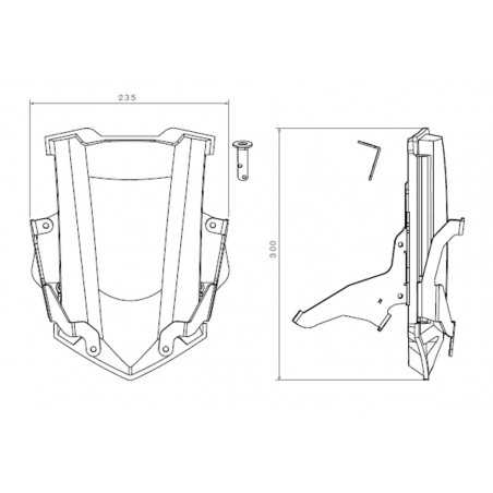 Electronic lifting mechanism ERS