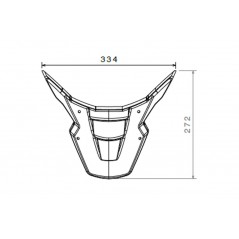 PUIG Accesorio pico de pato frontal 3887