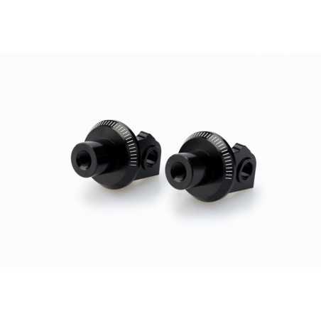 Right / left rider front footpeg adapter hardware set