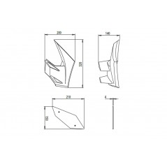 Aileron set  DOWNFORCE