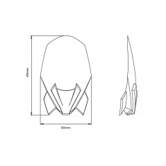 PUIG WINDSCREEN WINDSHIELD SCREEN NEW GENERATION TOURING 20362