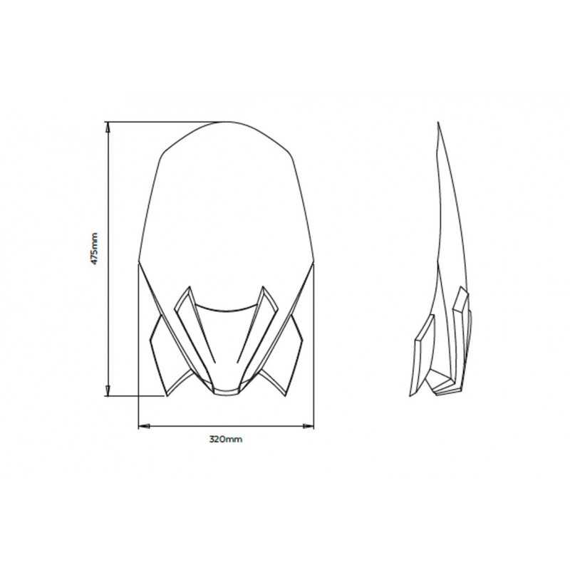 PUIG WINDSCREEN WINDSHIELD SCREEN NEW GENERATION TOURING 20362