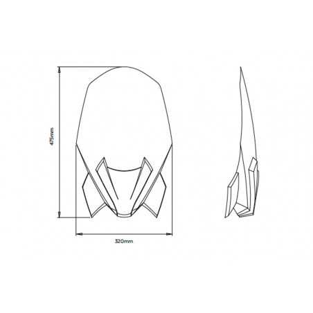 PUIG WINDSCREEN WINDSHIELD SCREEN NEW GENERATION TOURING 20362