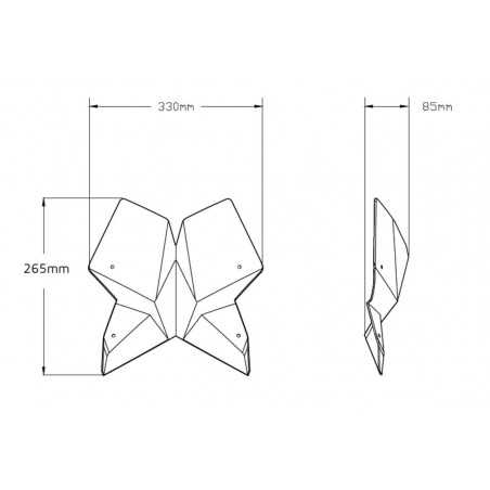 PUIG WINDSCREEN WINDSHIELD SCREEN NEW GENERATION 20425