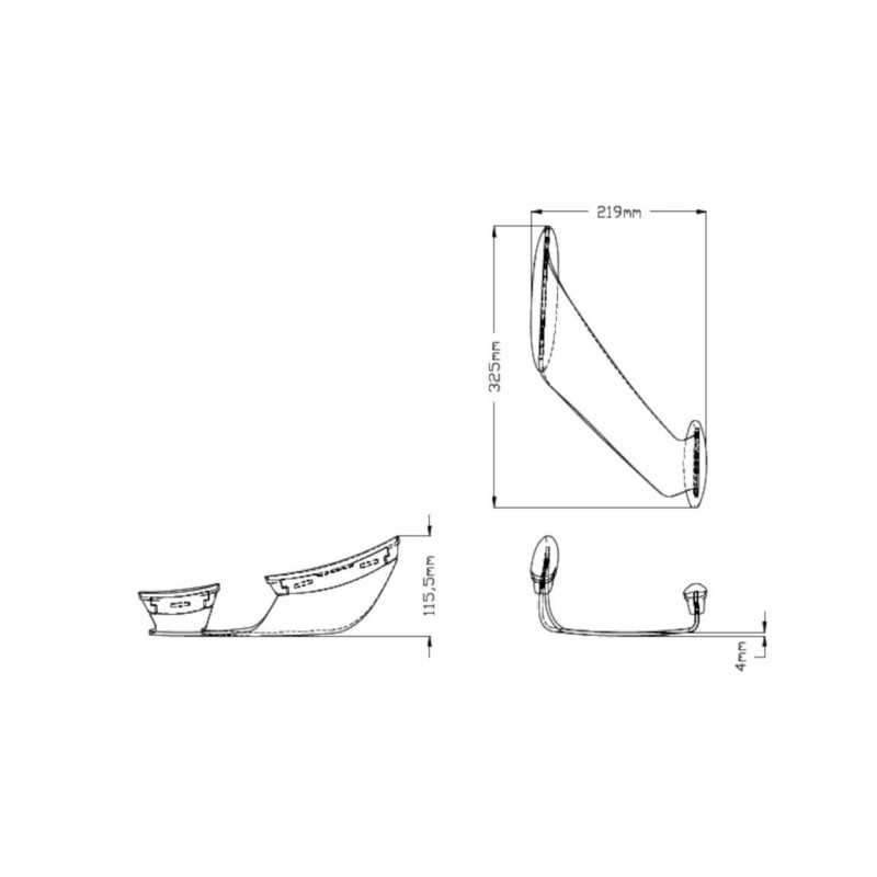 Aileron set  DOWNFORCE