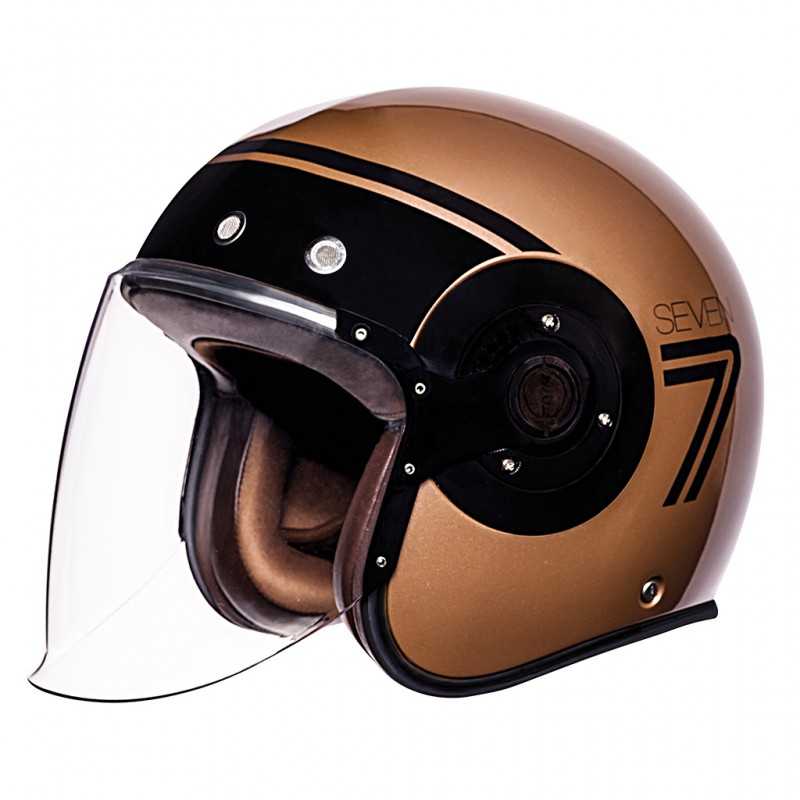 SMK Open jet helmet for motorcycle RETRO JET SEVEN (GL720) 3010GL7206VAR