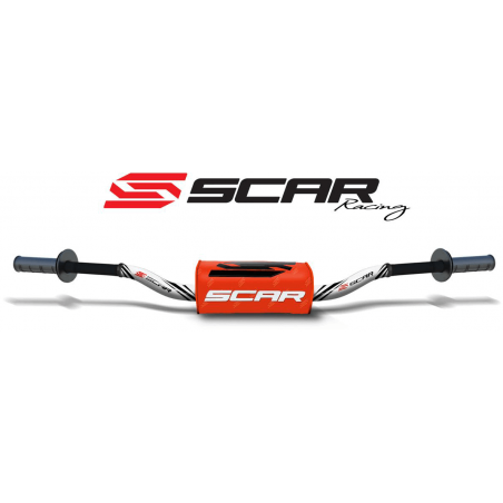 SCAR Aluminum handlebar without center bar with stem O² 28.6 MM 4010003402VAR