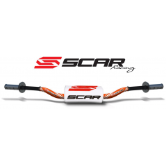 SCAR Manillar de aluminio sin barra central con morcillo O² 28.6 MM 4010003402VAR