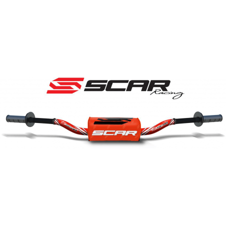 SCAR Aluminum handlebar without center bar with stem O² 28.6 MM MCGRATH 4010004301VAR