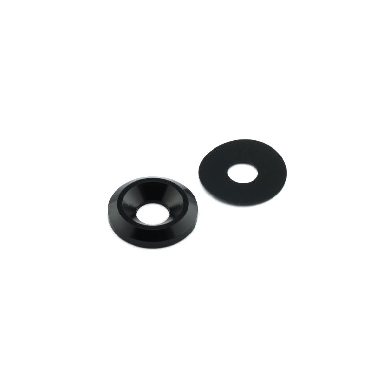 Countersunk aluminum washer  M6 negro LWAC6-19BK