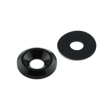 Countersunk aluminum washer  M6 negro LWAC6-19BK