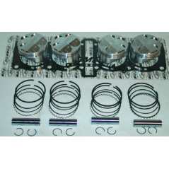WISECO Complete kit of piston rings and seals 1040CC R1041