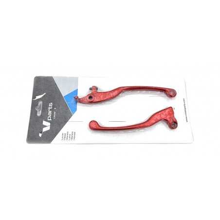 V PARTS Juego de manetas rojas 80527