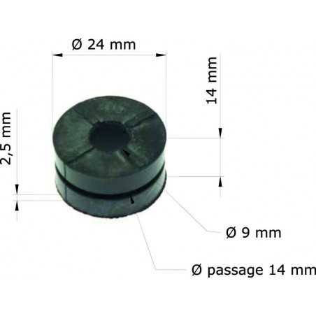 TOURMAX Silentblocs radiador 441641