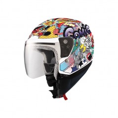 SHIRO Casco jet infantil SH-20 COMIC KIDS II - Marca 001176