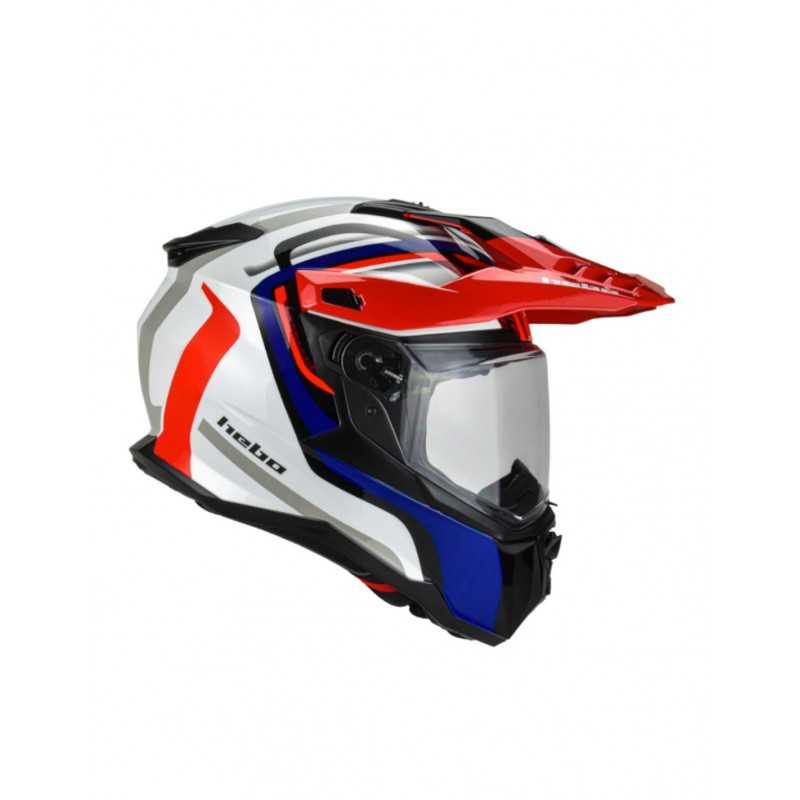 HEBO Casco integral moto XP-22 PANAM homologado CE 22-05 | Mejilleras 3D, Pinlock 70, protector solar y nasal HC3206