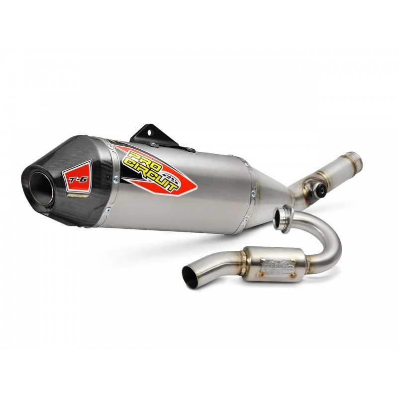 PRO CIRCUIT Complete exhaust pipe with aluminum silencer T-6 INOX 701001060000