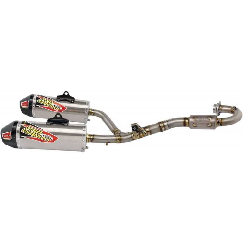 PRO CIRCUIT Complete exhaust pipe DOBLE T-6 INOX 701001090000
