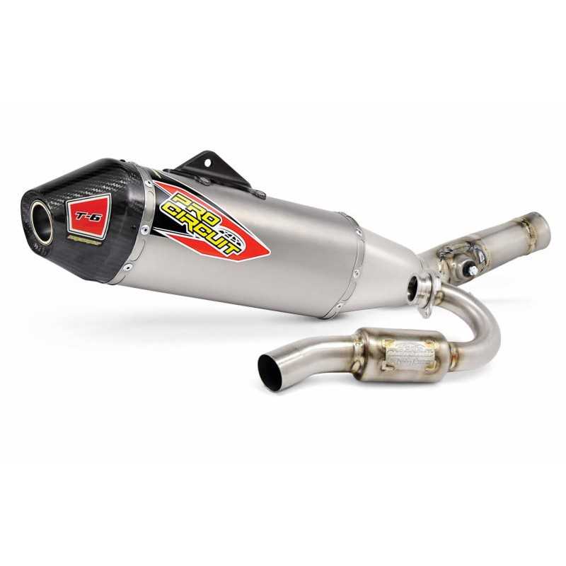 PRO CIRCUIT Complete exhaust pipe with titanium silencer T-6 INOX 76000129