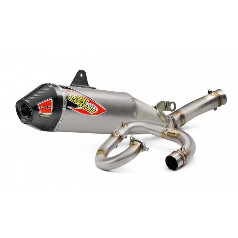 PRO CIRCUIT Complete exhaust pipe with aluminum silencer T-6 INOX 76000391